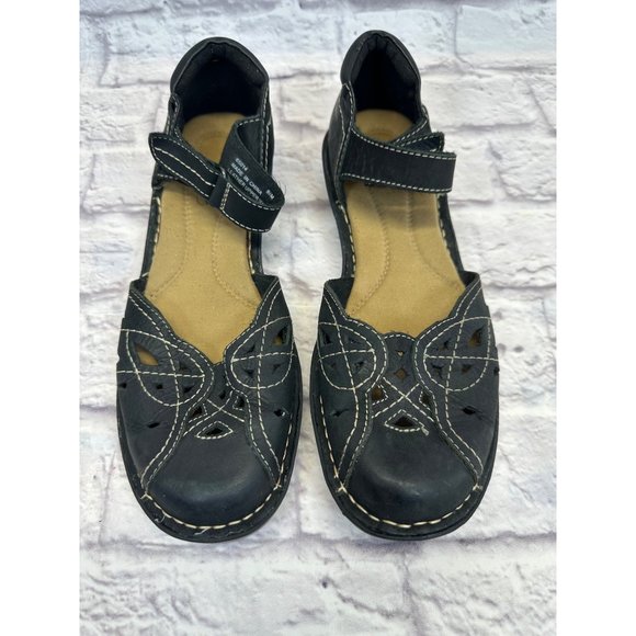 Clarks Womens Bendables Mary Jane Black Leather Size 8.5M - Picture 5 of 8